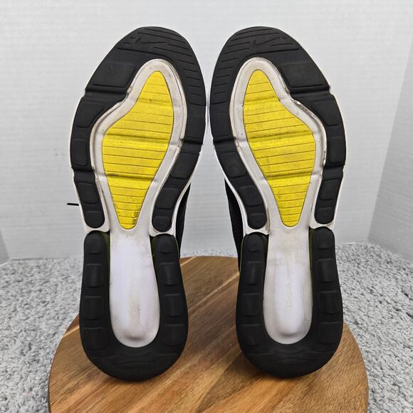 Nike Men 14 Air Max 270 Black Opti Yellow Casual Daily Gym Sneaker FN8006-001 - Picture 8 of 12